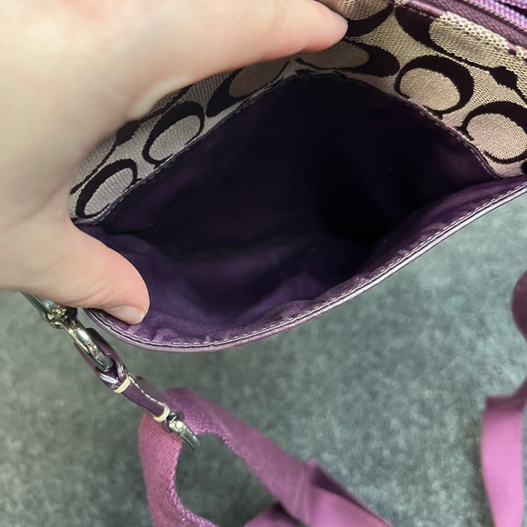 Purple Coach Crossbody - Picture 5 of 5